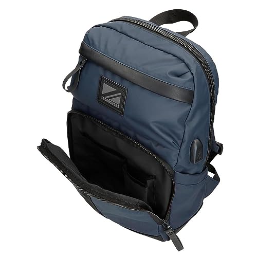 Pepe Jeans Unisex. 7342032 Mochila Para Computador Hoxton Azul-Marinho (Osfa), Casual, PoliéSter - 7
