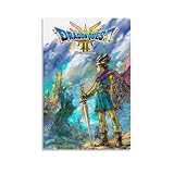 ドラゴンクエスト3 HD-2Dリマスターポスター ポスター装飾絵画キャンバス壁アートリビングルーム寝室絵画壁アート写真プリント家の寝室の装飾 12x18inch(30x45cm) Unframe-style