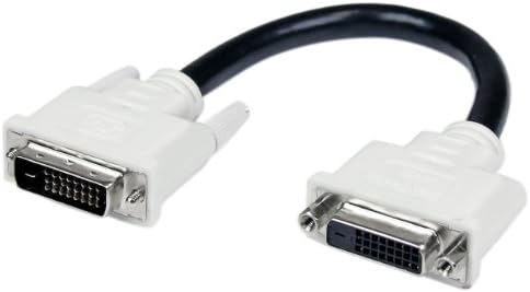 6in DVI-D Dual Link Digital Port Saver Extension Cable M/F - DVI-D Male to Female Extension Cable - 6 inch - 2560x1600