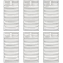 6PCS HEPA Filter Vacuum Filter Replacement Parts Accessories Compatible with Midea M9/ Eureka E10S / Obode A8 A8 Plus Robot Vacuum Cleaner