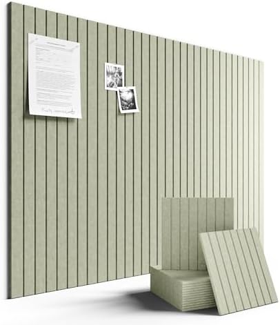 Fluxynara Large Felt Bulletin Board 48" x 36" Cork Board Alternat...