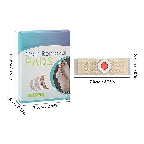 Adesivo Removedor de Calos, 30 Unidades de Adesivo Seguro para Remoção de Calos de Milho para Pele M