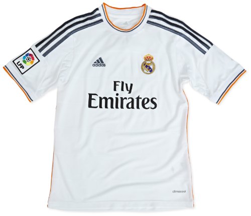 adisas Real Home Jersey Youth - Camiseta de fútbol para niños, talla 176