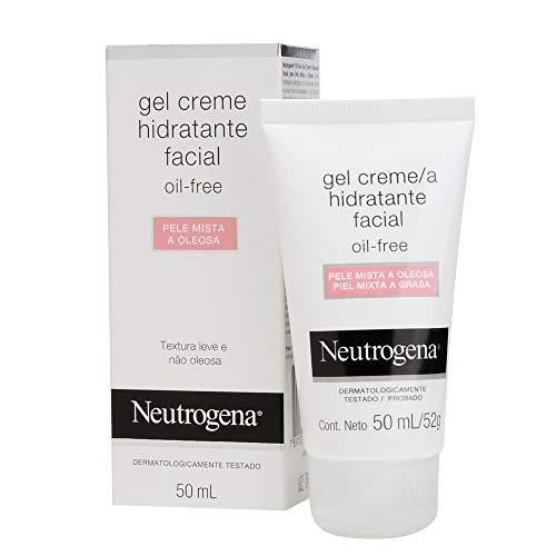 Gel Creme Hidratante Facial Oil Free Para Pele Mista a Oleosa, Neutrogena, 50ml