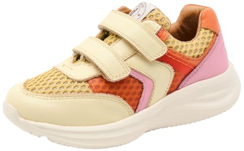 Bisgaard Yuki chaussures paillettes enfant taille 26 baskets cuir jaune