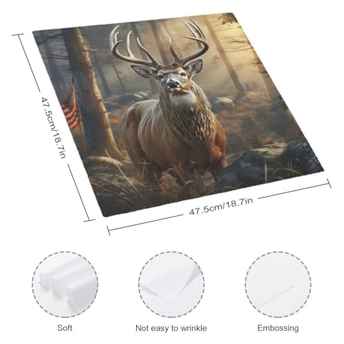 Servilletas de Tela Decorativas 18x18 Pulgadas Pack 2 miniatura 2