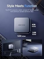 MINIS FORUM M1 Pro-285H AI Mini PC mit Intel Core Ultra 9 285H Prozessor, 16C/16T bis 5,4 GHz, USB4, RAID, OCuLink, Wi-Fi 7, BT 5.4, Quad 4K Display，Ohne RAM und SSD – Ansicht 6
