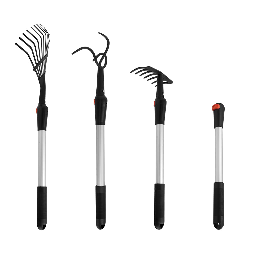 Cultivateur multifonction Zenport J0016-K1, râteau haute résistance J0113 J1110
