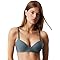 Calvin Klein Donna Reggiseno a Mezza Coppa Lift Elasticizzato, Grigio (Blue Performance), 2E