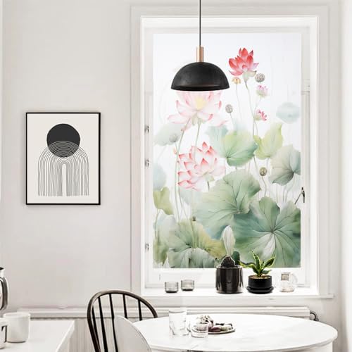 Película adhesiva para ventana estilo acuarela 31.5x55.1 in miniatura 6