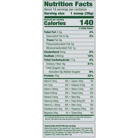 Vega 0838766004761 Organic All-In-One Vegan Protein Powder thumb #1