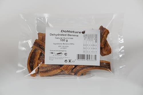 Plátano Deshidratado | Snack Dulce sin ADITIVOS | 100% Plátano
