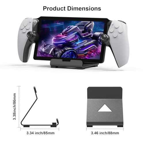 Suporte PS Portal, base compatível com PS5 Portal Remote Player, suporte de liga de alumínio com alm