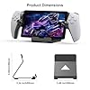 Alloy Stand Designed for PlayStation Portal Handheld Console,Super Sturdy Gaming Accessories Storage Holder Stand Bracket Compatible with Switch/Steam Deck/ROG/and Mobile Phones (Black) - Image 5