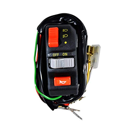 Interruptor Tun'R Cross universal negro para instalar faros auxiliares en moto