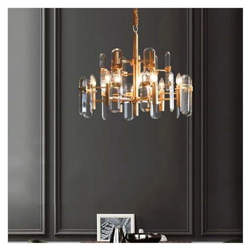 Chandelier salon moderne en cristal pour sublimer les soirées en famille