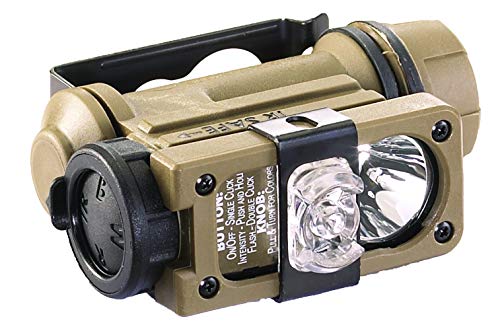 Streamlight 14534 Sidewinder 55-Lumens Compact Ii Rescue, Aviation Model, Hands-Free Flashlight, White Led With Slidable Diffuser, Mailer #TOP10