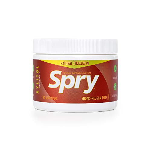 Spry GC100 Fresh Natural Xylitol Chewing Gum Dental Defense System Aspartame-Free Sugar Free Gum thumb #1