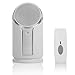 Price comparison product image Byron Sentry BY301 100m Extra Loud Wireless Portable Door Chime Kit with Optional Strobe Alert and 8 Sounds Multi-Colour