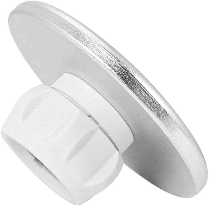 Aluminum Alloy Magnetic Mount Magnetic Base with 17mm Ball Head Hole Compatible with iPhone 14 13 12 for Magsafe Socket Mobile Phone Bracket Magnet Holder (Silver)
