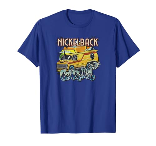 Nickelback Get Rollin' Cover (Blue) T-Shirt
