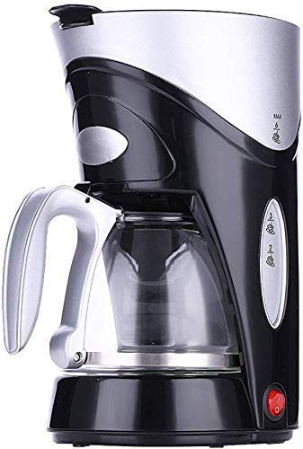 Filterkaffeemaschine, 650 W energiesparendes Anti-Tropf-Design, Abnehmbarer Filter, 30 Minuten warm halten, 0,6 l für 6 Tassen