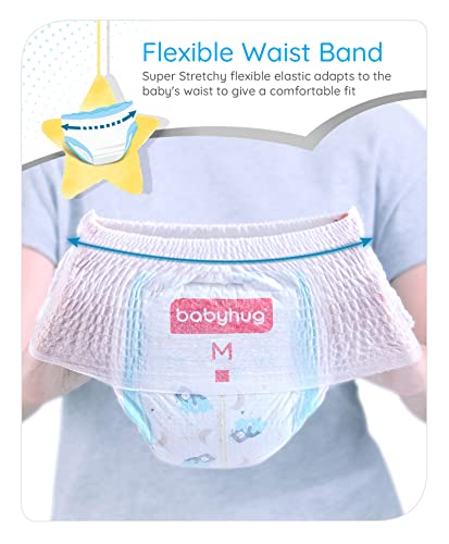 Image of babyhug Pro Bubble Care Premium Pant Style Diaper New Born (Nb), Unisex - Size - 70 Pieces
