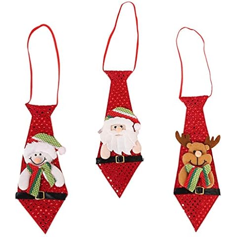 Amosfun Toddler Christmas Neckties Set Cover