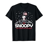 Peanuts – Snoopy Flag Moon Camiseta