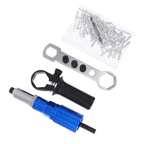 Adaptateur rivet electrique multi-embouts pour transformer une perceuse standard - 2
