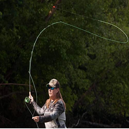 Fly Fishing Floating Line With Welded Loop Weight Forward Fly Lines 100Ft (Wf4F, Moss Green) #TOP6