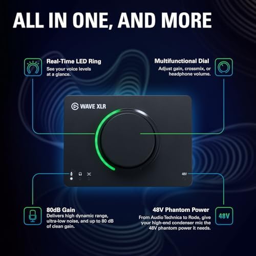 Elgato Wave XLR MK.2 USB Audio Interface and DSP Mixer - 3