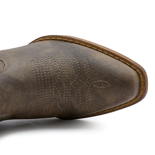 Women's Cowboy Ankle Booties - image 5
