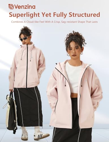 Image of Venzina Women's 3-in-1 Thermal Jacket I Windproof & Water-Resistant Graphene Heating Winter CoatFleece-Lined Jacket for Hiking, Camping, Skiing & Daily CommuteFashion-Forward Outdoor Wear