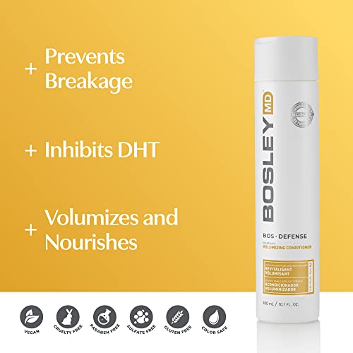 Bosleymd Bosdefense Volumizing Conditioner For Light Thinning Hair, Color-Treated 10.1 Ounce #TOP1