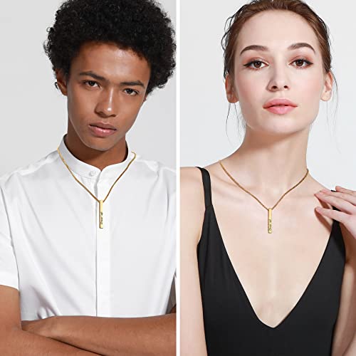 MeMeDIY Collana Bar Personalizzata per Uomo