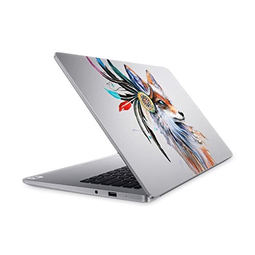 Couverture vinyle premium Mi Notebook 14 motif renard finition haut de gamme