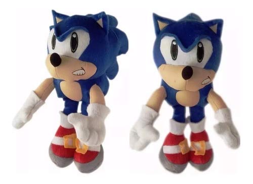 Boneco Pelúcia Sonic Grande 36 Cm Antialérgico