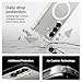 Spigen for Galaxy Z Fold 7 Case, Ultra Hybrid Pro MagFit [Anti-Yellowing] [Fast Wireless Charging/Hinge Protection] - Clear White