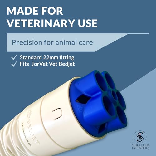 Image of Schaller Industries Anesthesia Circuit Dryer Adapter - Vet BedJet Accessories for Veterinary Anesthesia - Veterinary Technician Supplies for Patient Warming System - 22mm Fitting - Dries 5 Circuits