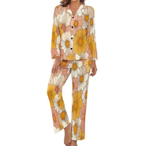Pyjama grande taille femme avec chemise boutonnée fini les nuits serrées