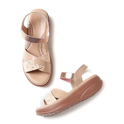 Image of Marc Loire Women Soft Comfortable Solid Platform Heels