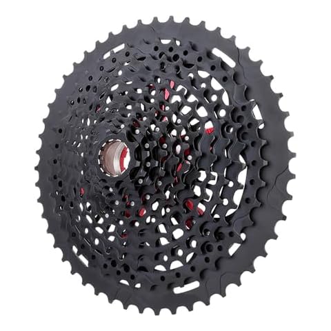 Zenlux 12 Speed Mountain Bike Cassette XD 9-50T Sprocket Black 9-50T Bicycle Flywheel Cogs 12S Compatible with SRAM (XD 12S 10-50T) Cover