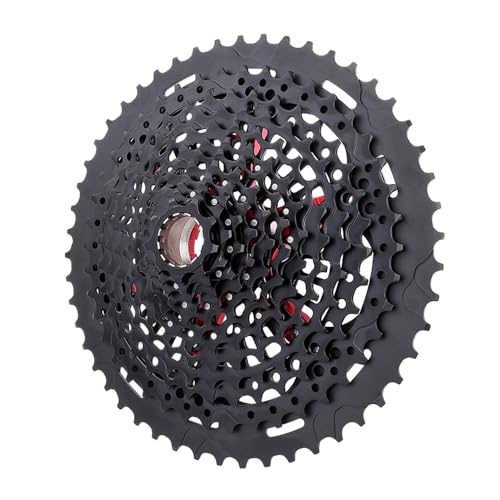 Zenlux 12 Speed Mountain Bike Cassette XD 9-50T Sprocket Black 9-50T Bicycle Flywheel Cogs 12S Compatible with SRAM