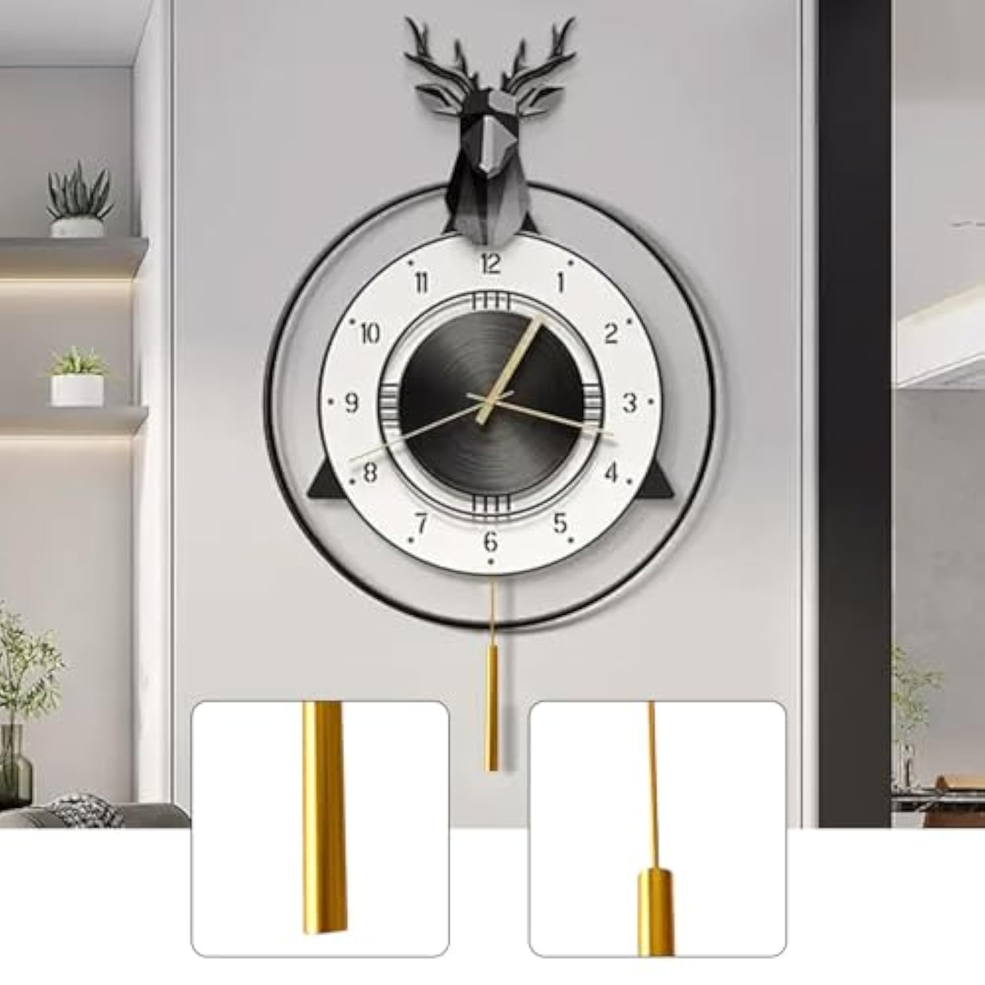 Hanging Clock Pendulum Mechanism Repair Decor