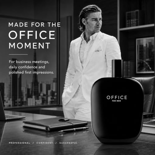 Image of Fragrance One OFFICE for Men Eau de Parfum for Men I Fresh Aromatic Woody Cologne I Long-Lasting Men's Fragrance for Daily & Office Wear (3.4 fl. oz. / 100 ml, OFFICE)