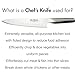 Global 8 inch Hollow Ground Chef's Knife - Lightweight Japanese Stainless Steel, Razor-Sharp Edge, Made in Japan, G-77