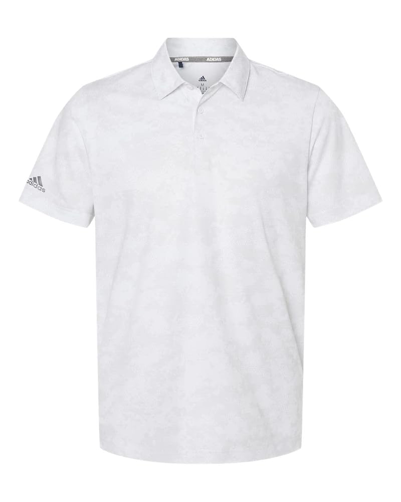 adidas Mens Camo Polo, L, White at Amazon Men's Clothing store