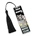 Funny Bookmarks for Men, Cute Metal Bookmark for Trash Readers, Funny Gifts for Women, Reading Accessories for Men, Raccoon Book Club Gifts for Book Lovers Bookworm, Birthday Christmas Gifts for Teens