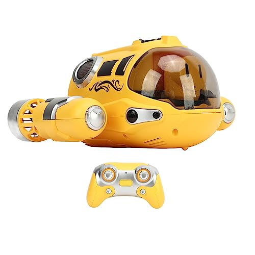 Bateau RC enfants POENVFPO avec coque ABS antichoc pour s'amuser sans risque de casse